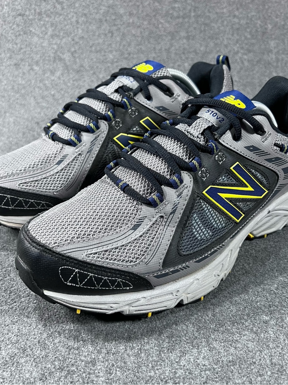 New Balance 510v2 Mens Trail Running Shoes Gray/Black Size 11 4E (MT510GY2)